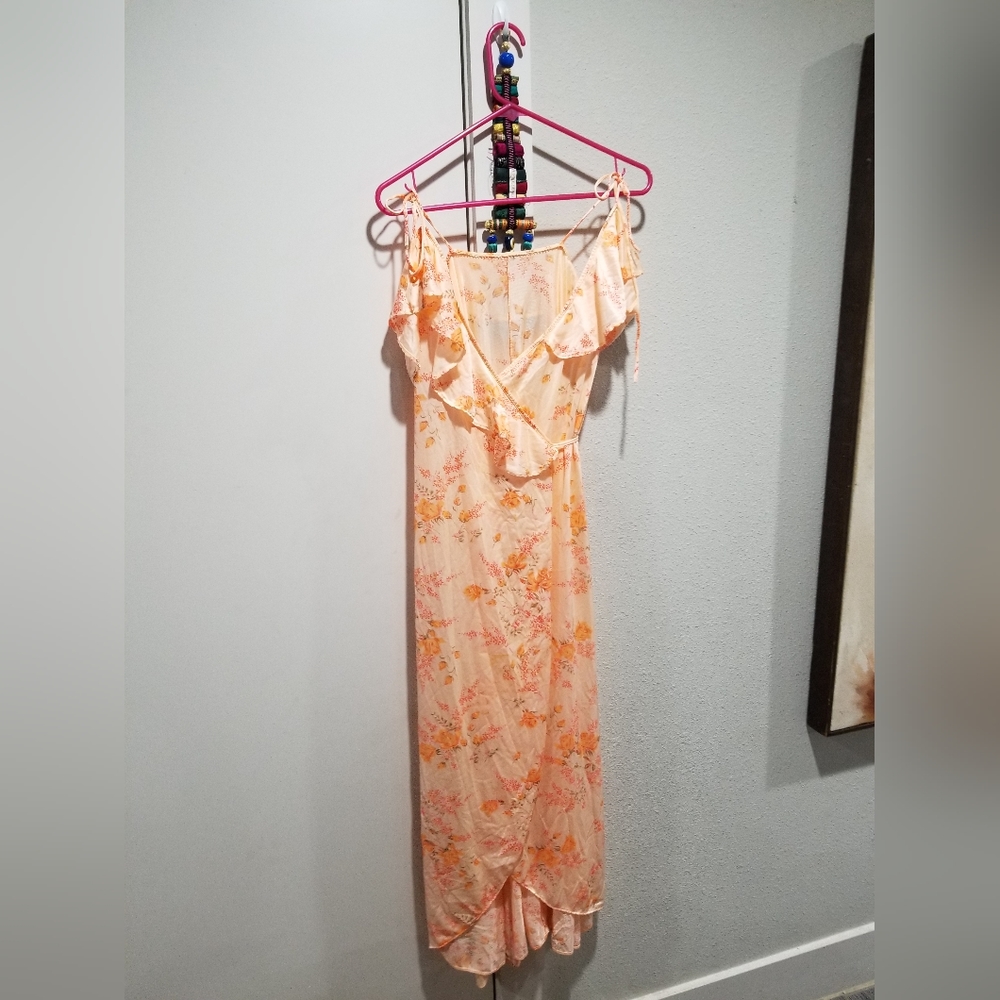 Vintage Cattani of California wrap gown S